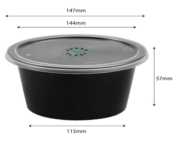 1000ml Round Container