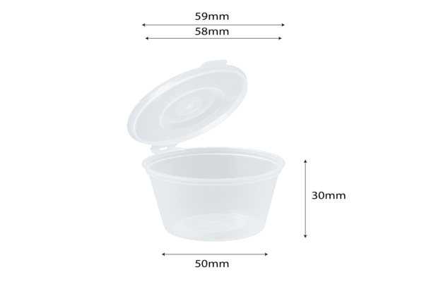 50ml Flip type Container