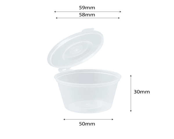50ml Flip type Container