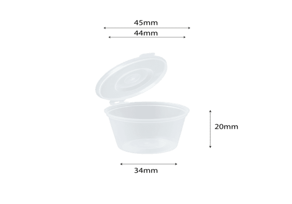 25ml Flip type Container